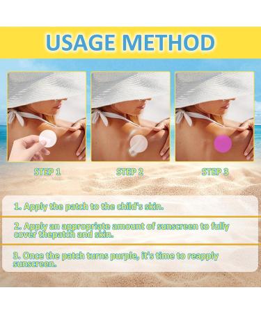 UV Detection Stickers UV Stickers Sunscreen Testing UV Intensity Sweatproof Sunscreen Stickers Reapply Reminder Waterproof Sun Cream Patches UV Stickers Sunscreen Sun Patches for Face - Buy Online on GoSupps.com