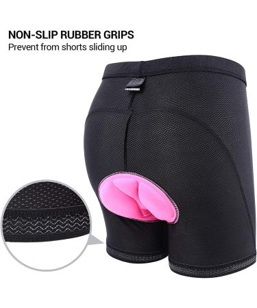 Buy Sportneer Women's Cycling Shorts with 3D Gel - Rshorts for Ultimate Comfort | Sizes S-2XL | Black - Buy Online on GoSupps.com