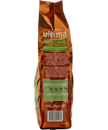 Ultima Dog Croquettes Medium-Maxi Adult Chicken Rice Vegetables and Fruits 2 kg - Buy Online on GoSupps.com