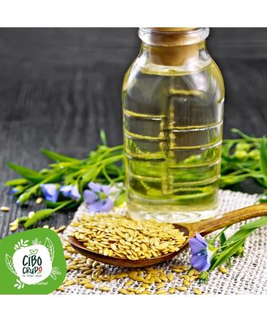 Organic Cold Pressed Linseed Oil 500ml - Rich in Omega 3 & Antioxidants | Pure Flaxseed Oil for Cooking & Health - Buy Online on GoSupps.com