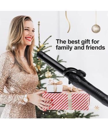 LURA 1 Inch Curling Iron - Ceramic Tourmaline Coating Barrel Hair Curler | 2 Heat Settings (320/410) | Suitable for All Hair Types | 1-Inch Black - Buy Online on GoSupps.com