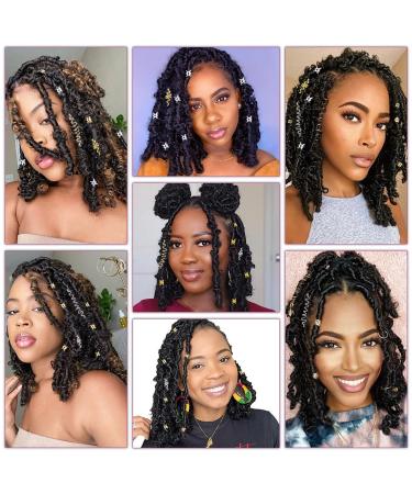 Naiska 20PCS Loc Snake Hair Jewelry for Women & Men - Gold & Silver Hair Beads, Coils, Clips, Rings, Cuffs - DIY Decoration - Buy Online on GoSupps.com