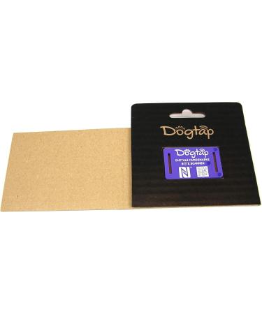 DOGTAP Light Small | Intelligent Purple Dog Tag with NFC Chip - 50x30mm | International Shipping Available - Buy Online on GoSupps.com