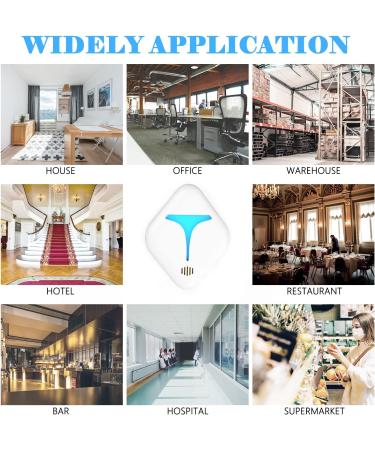 Ultrasonic Pest Repeller 6 Pack - Indoor Electronic Mouse Repellent for Home - Attic, Garage, Basement, Warehouse - White-Blue - Buy Online on GoSupps.com