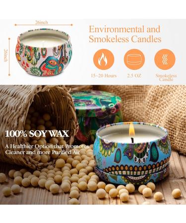 Maisitoo Fragrance Candle Gift Set - 12pc Aromatherapy Natural Soy Wax Candles for Christmas Birthdays Mother's Day Valentine's Day & Weddings - Buy Online on GoSupps.com