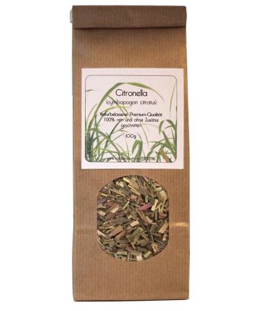 Valdemar VALDEMAR MANUFAKTUR LEMONGRASS TEA 100g (Cymbopogon citratus lemongrass) - hand-packed in Germany