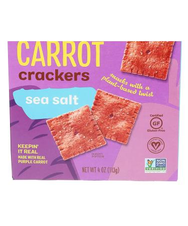 Buy Purple Carrot Sea Salt Crackers - 4 OZ | Healthy Snack Option - Buy Online on GoSupps.com
