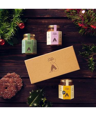 Trio of British and Welsh Honey Boxed Gift Set (3x142g) | Raw Welsh Honey | Single Origin Honey British Raw Unpasteurised Natural Honey | Honey Lover Gifts - Buy Online on GoSupps.com