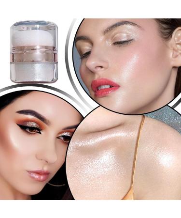  Whnbuij Introducing Tapestry Powder Fairy Highlight Tatting Powder Shimmering Highlighter Mat Powder Brightens Highlighting Makeup Natural Face Blush for Horn - Buy Online on GoSupps.com