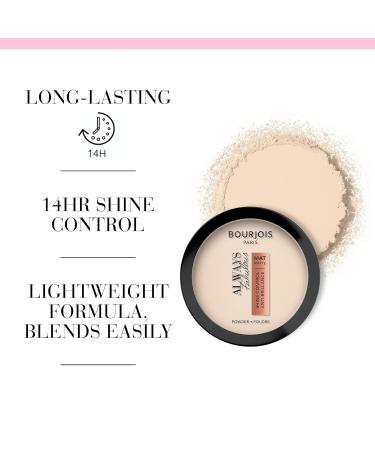 Bourjois Always Fabulous Matte Compact Powder - 50 Porcelain | International Shipping Available - Buy Online on GoSupps.com
