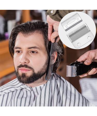 Mudder Professional Replacement Clipper Blades - 2 Sets, 2 Holes Adjustable Hair Trimmer Parts for Barbers and Stylists (Silver) - Buy Online on GoSupps.com
