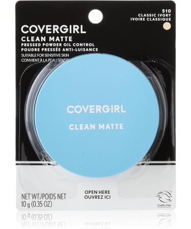 COVERGIRL Clean Matte Pressed Powder Oil Control Powder 1 container 35 Fl Oz Face Powder & Smoothers Concealer - Packaging May Vary Light - 710 4 g (Pack of 1) - Buy Online on GoSupps.com