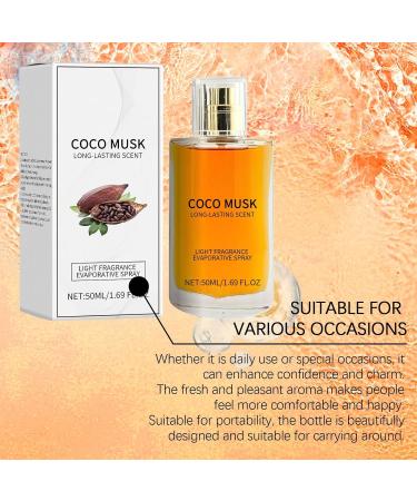 Coco Musk Perfume Oil Long-lasting Perfume for Men and Women Suitable For Valentine's Day Party Dating Perfume Cologne Fragrance Enhance Attraction & Confidence (50 ml/1.69 fl oz) (Choco Musk) 1 Fl Oz (Pack of 1) - Buy Online on GoSupps.com