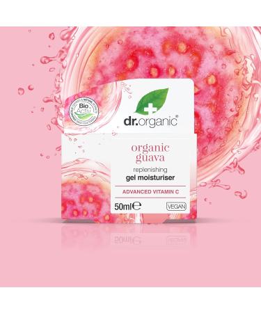 Dr Organic Guava Glow Getter Skincare Set Advanced Vitamin C Gel Moisturiser Facial Serum & Face Mask Hydrate Brighten Gift Set Cruelty-Free Paraben & SLS Free Organic - Buy Online on GoSupps.com