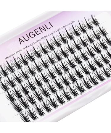 AUGENLI Manga Lashes Individual Clusters False Lashes - Korean Beauty Cosplay Anime Makeup (A02) - Buy Online on GoSupps.com