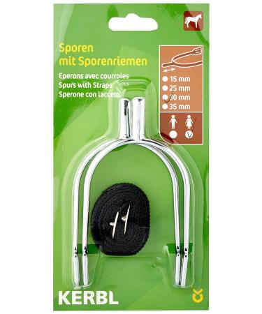Buy Kerbl Ladies Teardrop Spurs with Strap - 30mm | International Shipping Available - Buy Online on GoSupps.com