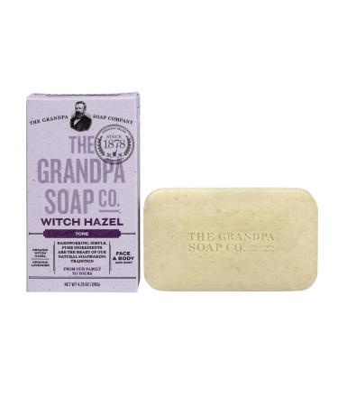 Grandpa's Witch Hazel Bar Soap Soft and Gentle  4.25 Ounce
