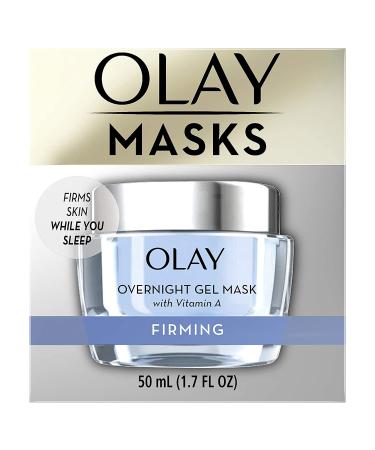 Olay Overnight Face Mask Gel - Firming Moisturizer with Vitamin A & Hyaluronic Acid - 1.7 Fl Oz - Buy Online on GoSupps.com