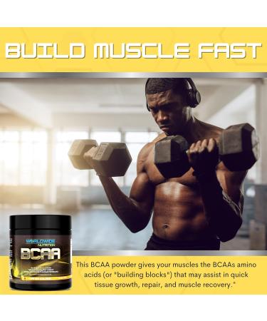 Worldwide Nutrition BCAA Powder - Best Branched Chain Amino Acids for Pre Intra & Post Workout - Natural Electrolytes & Energy - Mango Colada - 30 Servings - Buy Online on GoSupps.com