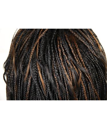 Shop 12 Braided Wigs - Synthetic Lace Front Wigs for Black Women | Small Box Braids (#1b/27) - International Shipping Available - Buy Online on GoSupps.com