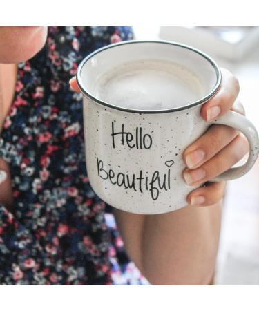 Milky Chic Hello Beautiful Self Care Gift Box for Women | Valentine's Day Gift Set with Mug Socks Bath Bomb & Soy Candle - Buy Online on GoSupps.com