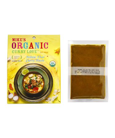 Mike's Organic Curry Love Yellow Thai Curry Paste - Authentic Thai Flavors | 2.8 oz Single Pack - Buy Online on GoSupps.com