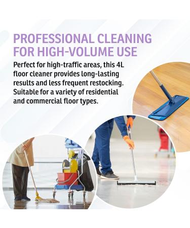 EnviroFresh Floor Cleaner Disinfectant Deodorizer 99.99% Eliminates Germs Bacteria and Viruses Pet Safe Biodegradable Fresh Scent 4 Litres - Buy Online on GoSupps.com