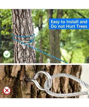 Xiaz Portable Dog Leash for Camping | 15.2m Overhead Trolley System for Dogs up to 90.7kg | Ideal for Courtyards Parks & Outdoor Events | 50ft Blue Leash - Buy Online on GoSupps.com