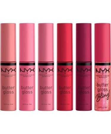 NYX Professional Makeup Home Alone Butter Gloss Pizza Vault Pink and Red - Buy Online on GoSupps.com