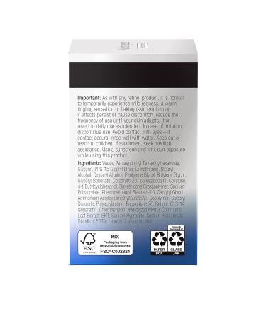 Neutrogena Rapid Wrinkle Repair Retinol Pro+ Night Moisturizer 1.7 oz - Anti-Aging Face Cream with 0.3% Retinol - Fragrance & Paraben-Free - Buy Online on GoSupps.com