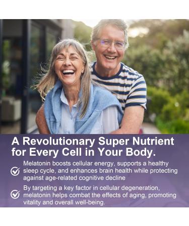 Antioxidant & Brain Support Melatonin 60mg 30mg for 50+ Adults | High Dose Melatonin for Anti-Aging & Immune | Extra Strength Melatonin Gummies with B6 Ashwagandha Magnesium MSM - 60 Gummies 60 Count (Pack of 1) - Buy Online on GoSupps.com