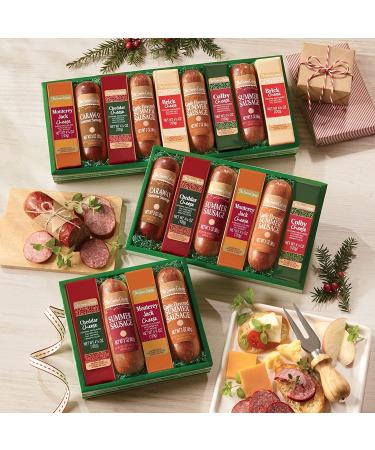 Swiss Colony Sausage & Cheese Bars Gift Set - 4-Pack Assortment - Buy Online on GoSupps.com