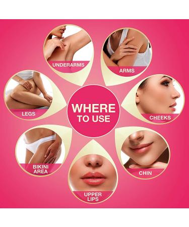 VEET Sugar Wax Hair Remover Kit - Ideal for Beginners - Includes 12 Fabric Strips and 1 Spatula - Buy Online on GoSupps.com