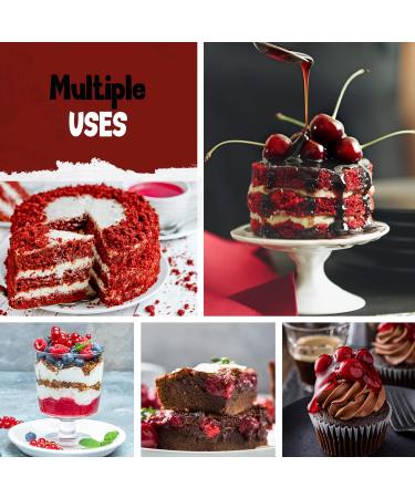 Baking Beauty and Beyond Concentrated Food Flavouring Oil - Dozen of Professional Quality Food Grade Flavouring Oil for Candy Making Baking Cooking Lip Balm and Lip Gloss - Cherry (100ml) - Buy Online on GoSupps.com