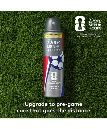 DOVE MEN + CARE Limited Edition FIFA Body Wash & Deodorant Regimen Pack 2 Count Striker Swag for Men for Hydrated Soft Skin & Odor Control - Buy Online on GoSupps.com
