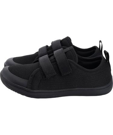 WHITIN Kids Barefoot Shoes | Wide Minimalist Sneakers for Boys & Girls | All Black | EU Size 29 - Buy Online on GoSupps.com