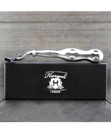 3 Edge Shaving Razor - Non-Magnetic Stainless Steel Hollow Handle | Perfect Safety Razor for Men's Beard & Mustache Shaving - Buy Online on GoSupps.com