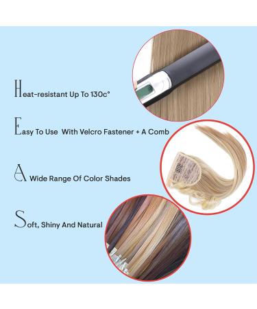 CAISHA 24" Hairpiece Ponytail Extension Self-adhesive Closure Straight Black HCK1 black #1 HCK1 - Buy Online on GoSupps.com