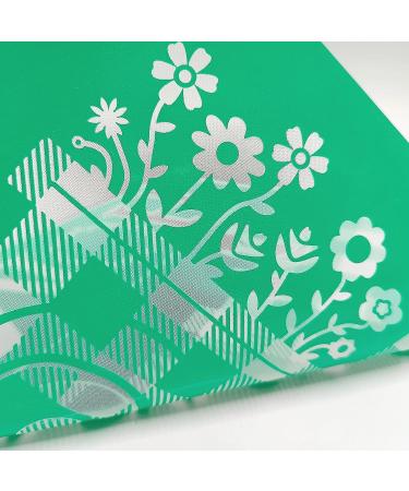 JAJADO Christmas Theme Silk Screen Stencils 10 Pcs - Xmas Winter Holiday Chalk Mesh Transfers for DIY Home Decor - Buy Online on GoSupps.com