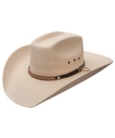 Stetson SSSQRE-7940 Square Eyelets Reg Oval Hat 7 1/8 Natural