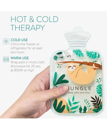 Navari Children's Cooling Pillows - 2-Part Jungle Thermal Cushions | Gel Pillow Compress & Cooling Pack for Warm & Cold Relief - Buy Online on GoSupps.com