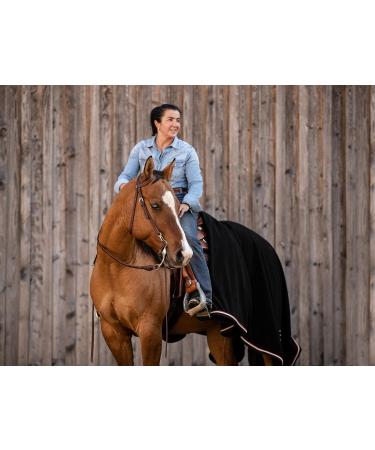 Buy Equilyx Sweat Ceiling Horse Blanket - Perfect Fit Fleece-Lined Moisture Absorbing & Breathable (Black 135) for Ultimate Comfort and Warmth - Buy Online on GoSupps.com