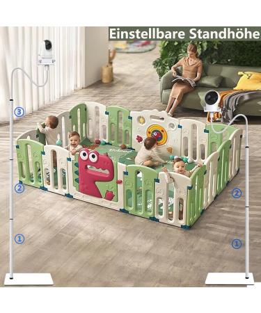 Derebir Baby Monitor Bracket for Philips Avent SCD923/26 & SCD843/26 - Floor Multifunctional Holder Compatible with GHB/Eufy Cameras - Flexible 68.8 Inch Baby Monkey Camera Mount - Buy Online on GoSupps.com