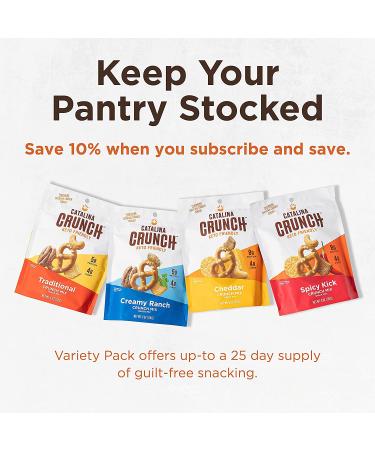 Catalina Crunch Mix Keto Snack Variety Pack - Low Carb Protein Snacks 6oz (Pack of 4) - Buy Online on GoSupps.com