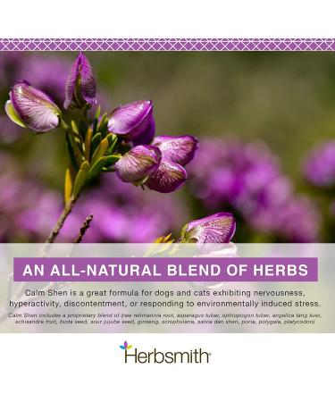 Herbsmith Calm Shen Herbal Blend for Dogs & Cats - Natural Anxiety Remedy (75g Powder) - Buy Online on GoSupps.com