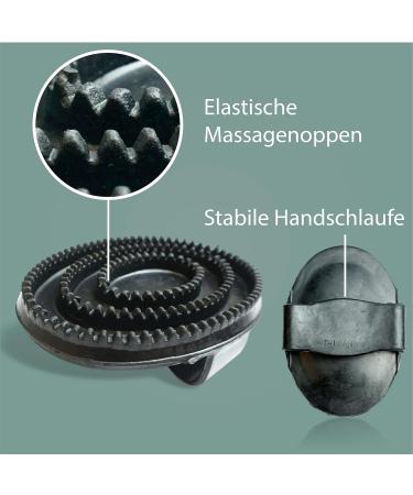 Rubber Liner Grooming Brush for Horses Dogs & Cats | Cleaning & Massage Tool for Pet Health & Well-Being - Buy Online on GoSupps.com