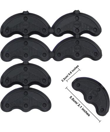24 Pairs Shoe Repair Heel Plates with 3 Sizes - Heel Tips, Taps, Sole Pad with Nails for Shoes - Heel Replacement Kit - Buy Online on GoSupps.com