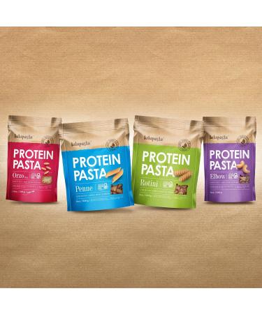 lulupasta High Protein Lupin Pasta Variety Pack - 19g Protein, 4g Net Carbs, Gluten Free, Keto Friendly - Buy Online on GoSupps.com