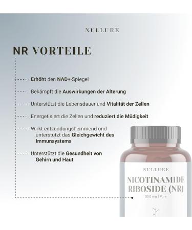 Nicotinamide Riboside 300mg - Vegan NAD+ Precursor | Anti-Aging & Energy Support | German Tested | 90 Capsules (3 Months) - NMN Alternative - Buy Online on GoSupps.com