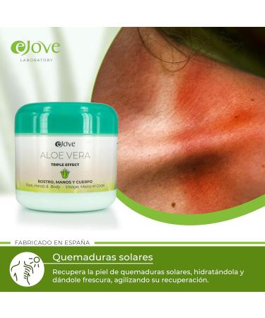 Ejove Moisturizing Face Cream | Hands and Body with Aloe Vera 300ml | Natural and Organic Anti-Aging Care | Soft Sun Protection | Dry and Sensitive Skin | Nourishing Repair Cream - Buy Online on GoSupps.com